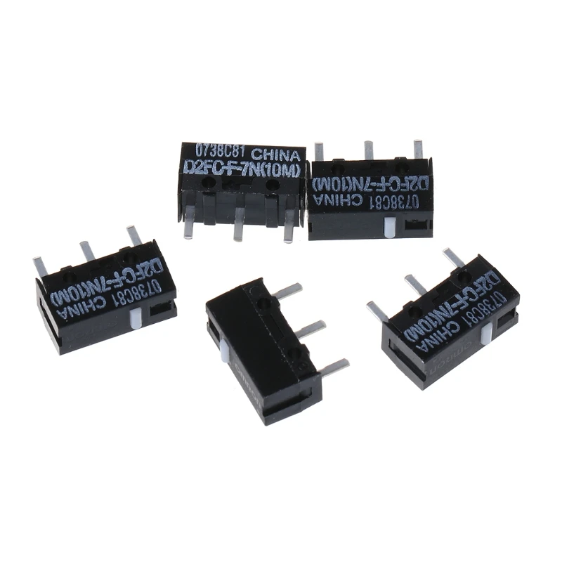 

5Pcs Omron Mouse Micro Switch D2FC-F-7N (10M) for Logitech Microsoft Button