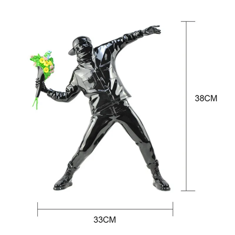 Фигурка бомбардировщика Banksy из смолы английская уличная Художественная