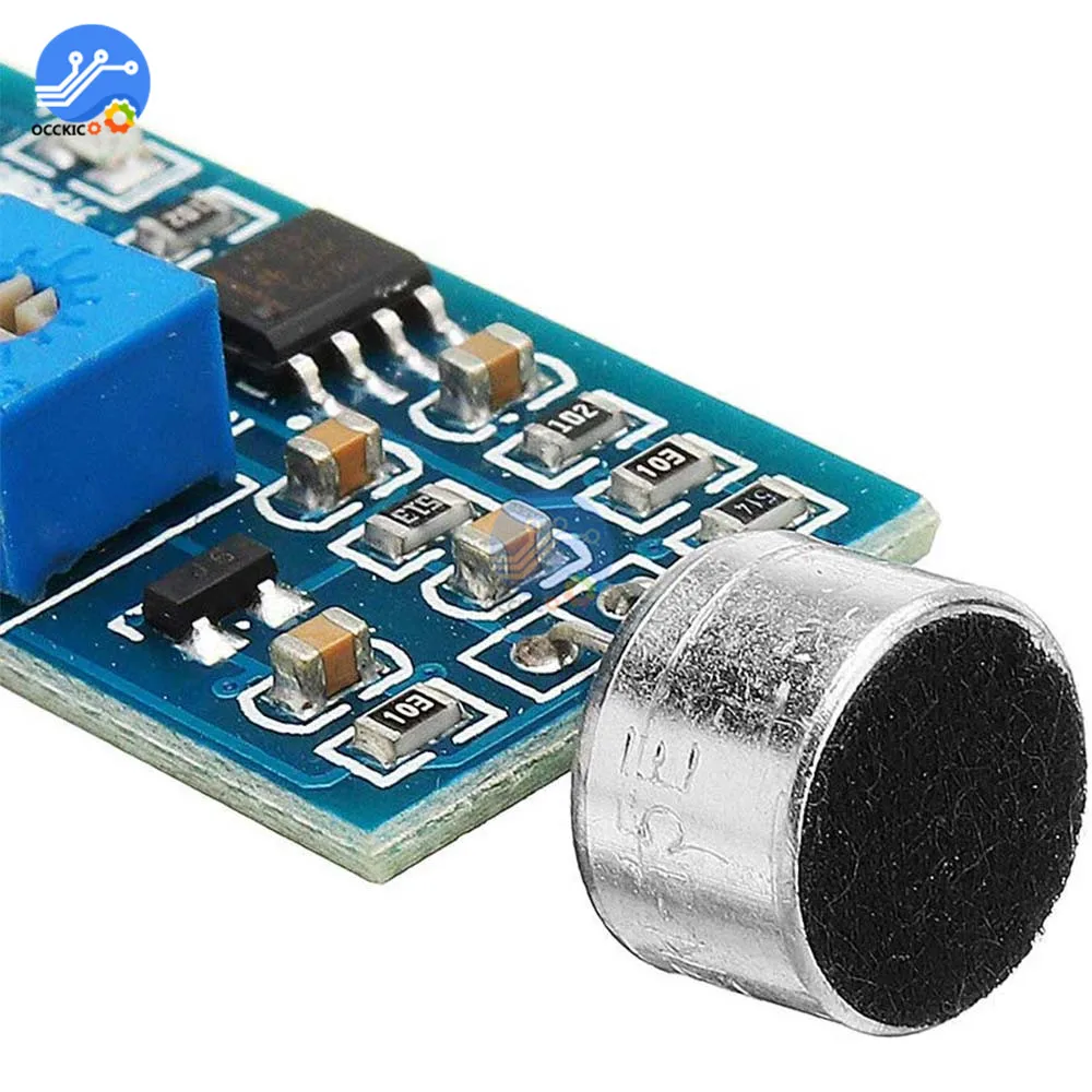 Микрофонный датчик Высокочувствительный звуковой модуль распознавания голоса