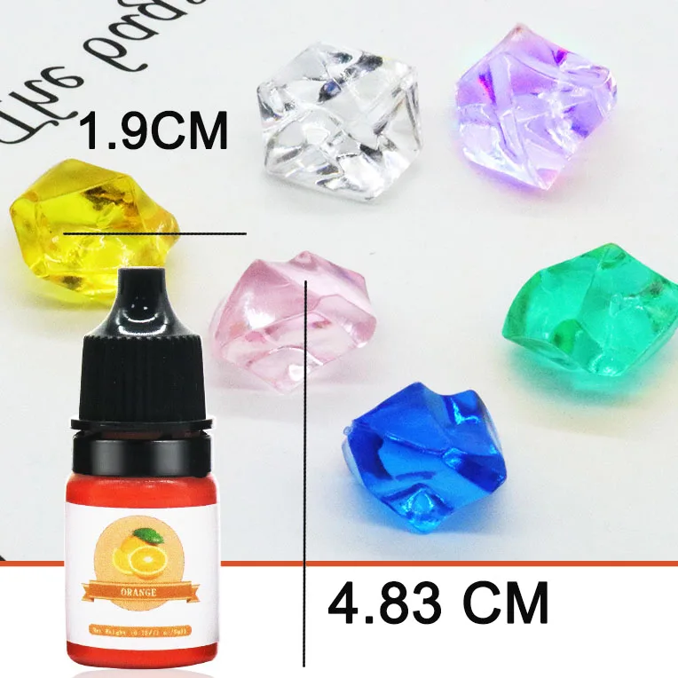 Pigmento epoxi l&iacute;quido para manualidades, colorante de resina altamente concentrado, recuerdo de flor, 24 colores por juego, 5ml-5