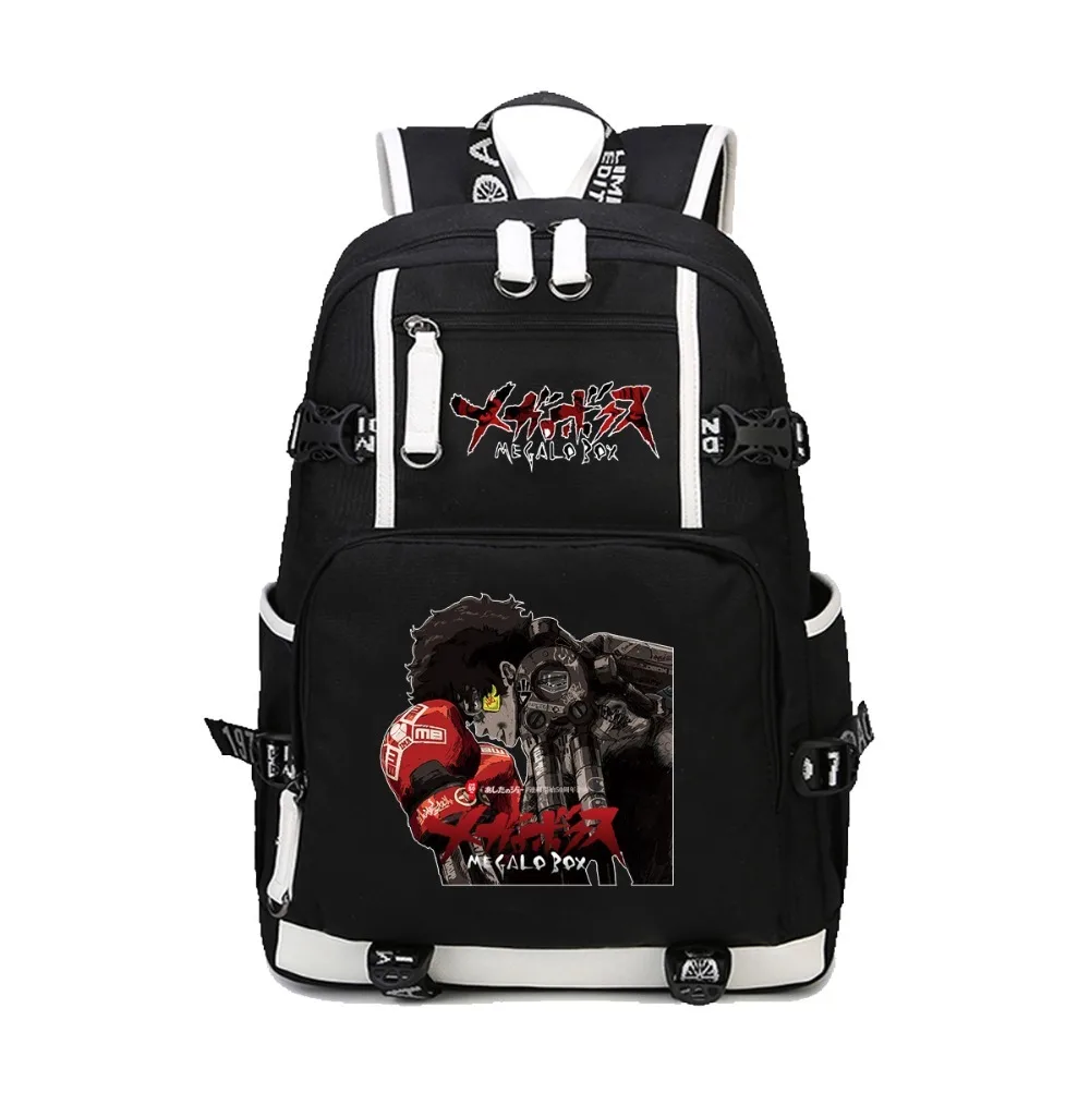 

Anime Megalo Box backpack Unisex Shoulder Bag Laptop Bag teenagers Student Book Bag Printing canvas backpack