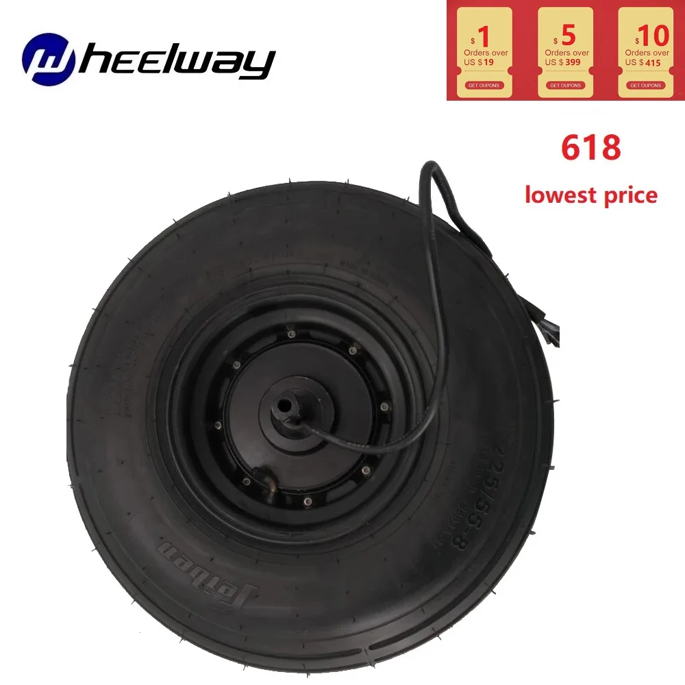 18 дюймов 60V1000W Расширенный двигатель 225 / 55 8 шины вакуумные электрический мотоцикл