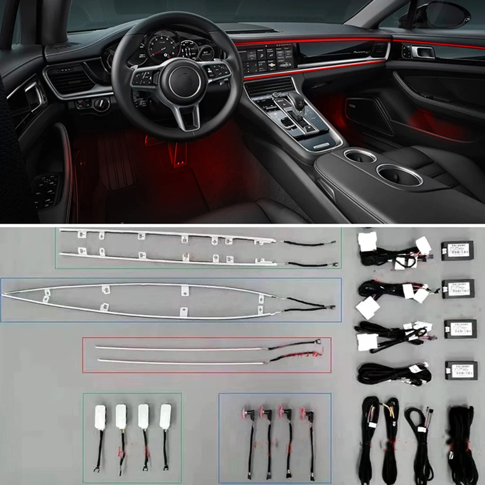 

Instrument Panel Screen Control Inter Door Ambient Light For Porsche Panamera 2010-2016 Ambient Light Car LCD