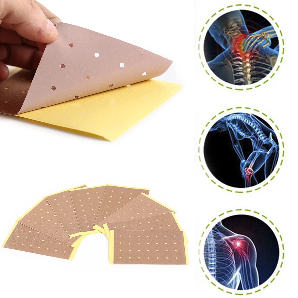 

8Pcs Fabric Herbal Pain Relief Patch Back Pain patch Heat Pain Relief Health Care Medicated Pain Patch