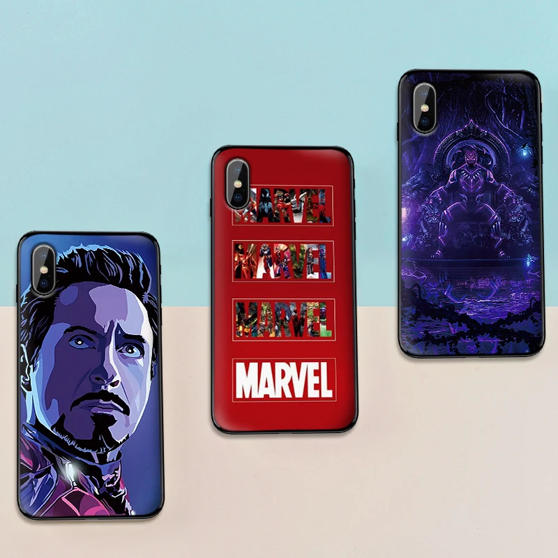 Мягкий ТПУ силиконовый для Xiaomi mi 8 A2 LITE 6X X 2S 3 F1 9 CC9E CC9 SE 9T A3 PRO Marvel Avengers Co cs | Мобильные