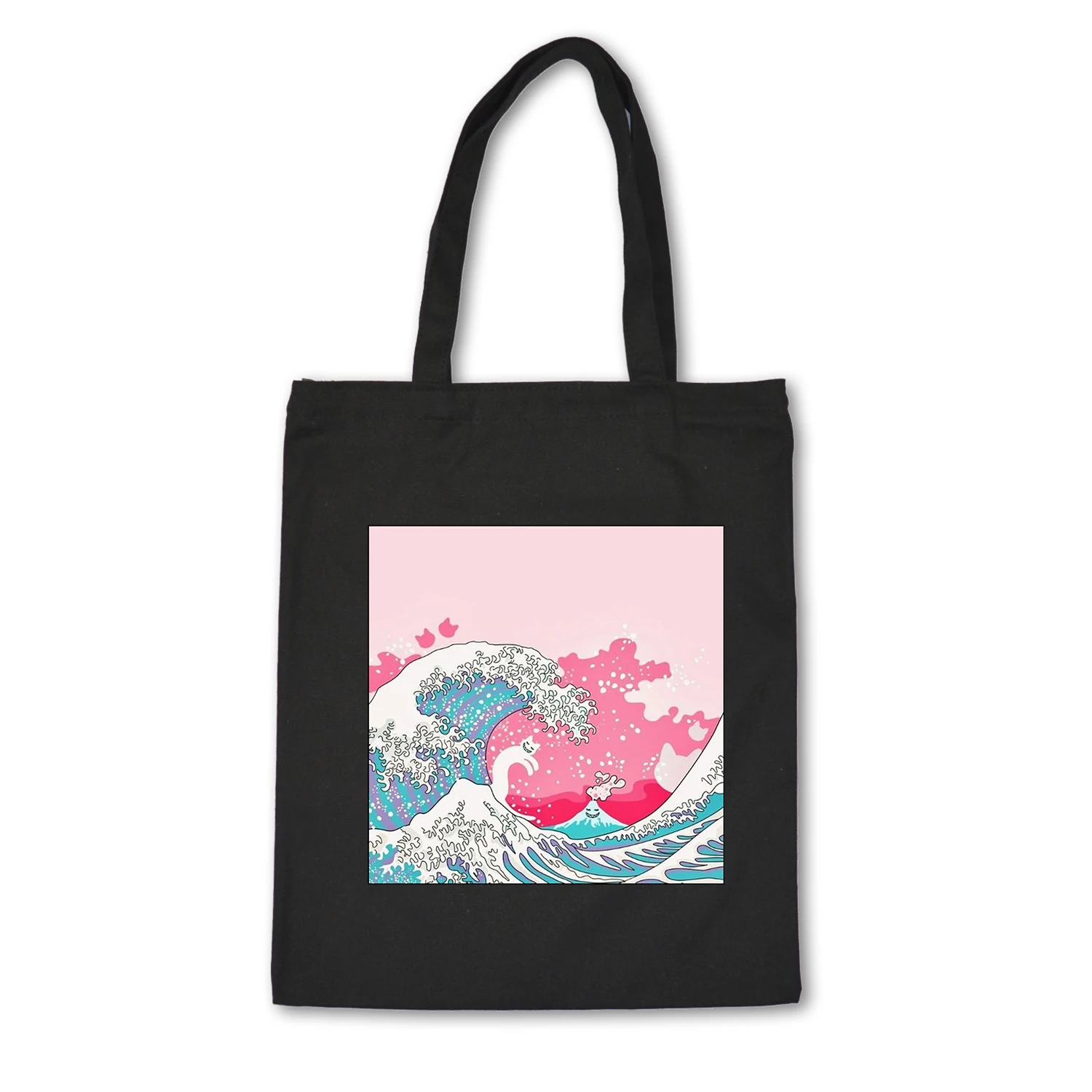 

Vintage Mona Lisa Print Funny New Fashion Large Capacity Art Summer Shoulder Canvas Bag Female Shopping Bag Eco Bag Tote David