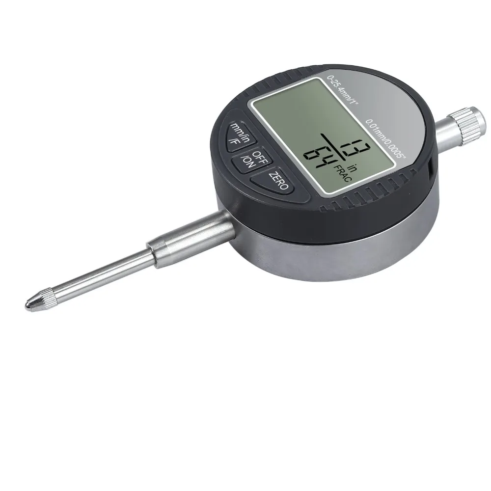 Neoteck DTI Индикатор цифрового набора с фракциями/дюйм/метрический цифровой термометр индикатор винт, болт, гайка 0-25,4 мм/1 ''индикатор циферблата