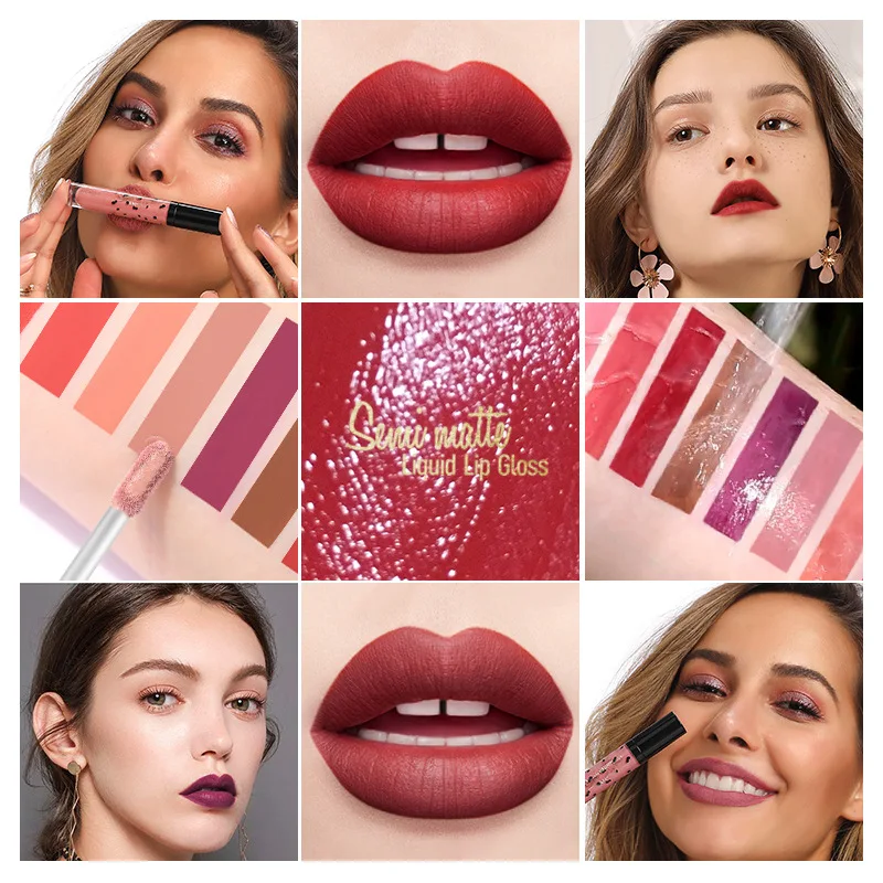 Pudaier 6 colors Nude Matte Lipstick Set Labiales Larga Duracion Brand Makeup Gifts for Women Private Label Cosmetic Hot Sale |
