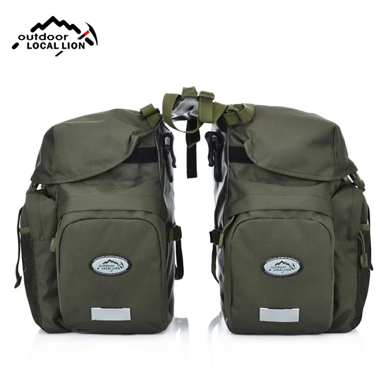 Велосипедная сумка XA37D двухсторонний чехол на заднее сиденье для горных