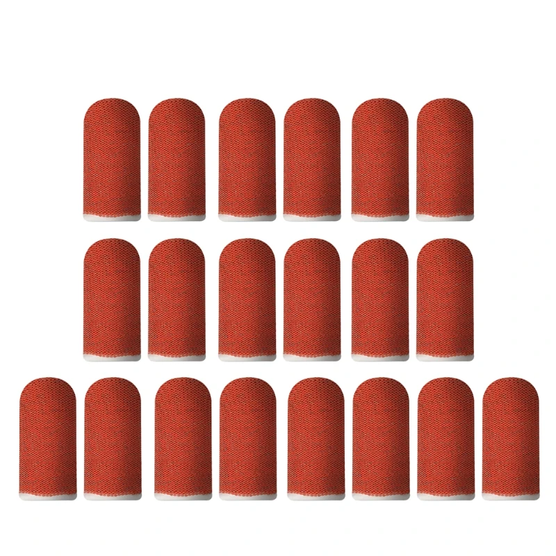

10 Pair Breathable Game Controller Finger Cover Gaming Finger Thumb Sleeve Glov