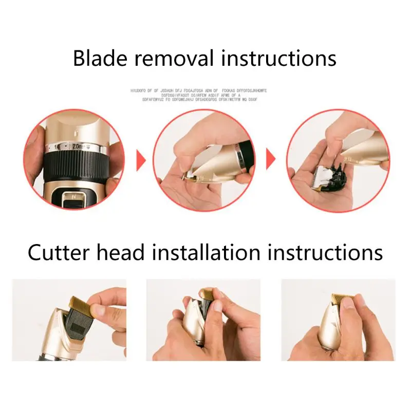 

1Set Electric Pet Dog Clippers Trimmer Hair Clipper Rechargeable Tool Comb Scissors