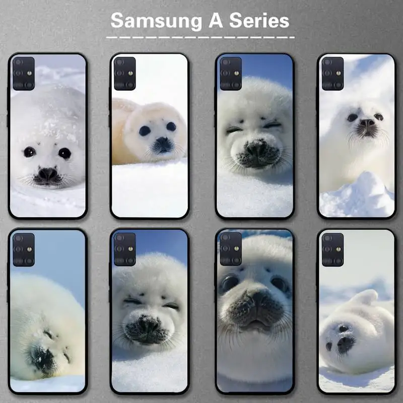 

Baby Harp Seal Sea Lion Phone Case For Samsung A6 A7 A8 A10 A11 A20 A21 A30 A31 A40 A50 A70 A80 A91 Plus S E Cover