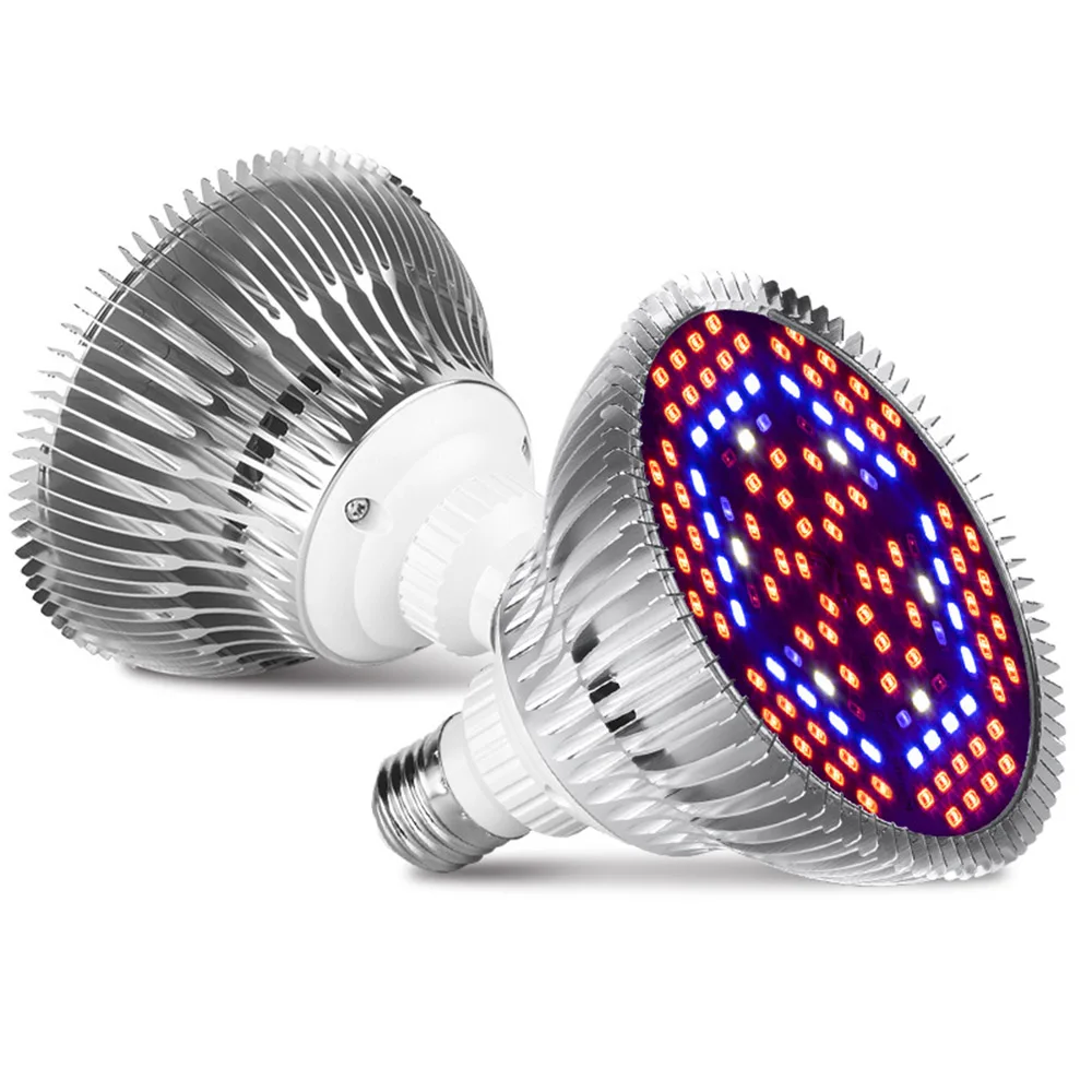 

E27 50W LED Plant Grow Light 5730SMD Full Spectrum Growing Lamp for Indoor Garden Greenhouse Flowers Vegetables Seedling Growth