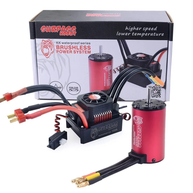 6S 150A водонепроницаемый esc E-Revo 2 0 бесщеточный двигатель 2000KV EREVO E-Maxx EMaxx UDR | Игрушки и