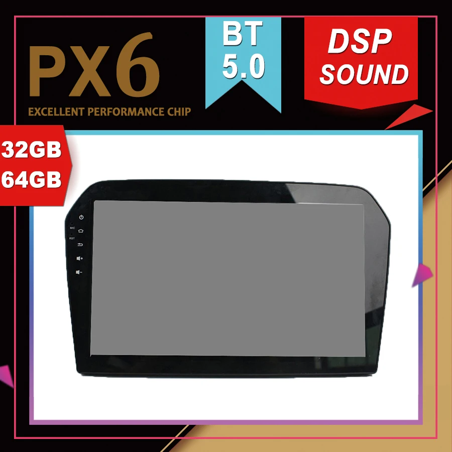 PX6 Отличная производительность Android 9 0 Автомобильный мультимедийный GPS для Volkswagen