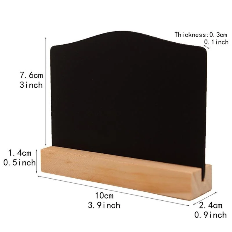 Мини-доска меловая вывеска двусторонняя маленькая портативная настольная доска