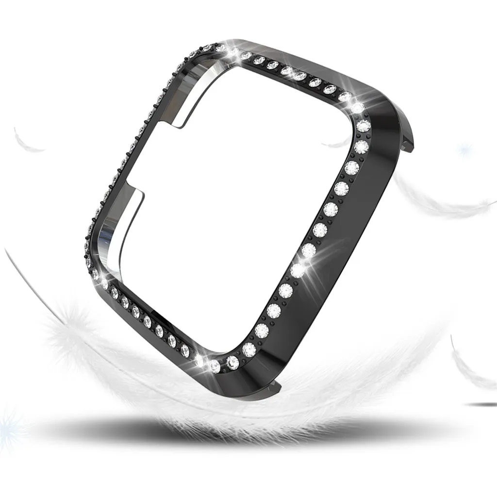 Защитный чехол, роскошный Кристальный Чехол для Fitbit versa/Lite, сменная пленка для смарт-часов, защитный чехол, ультра-тонкий, 19Jul