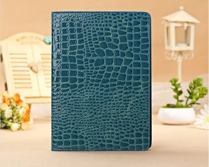 Высококачественный кожаный чехол для iPad Mini 1/2/3, смарт-чехол для Apple iPad mini, чехол Mini 2 mini 3 7,", тонкая Подставка под планшет под крокодиловую кожу - Цвет: blue