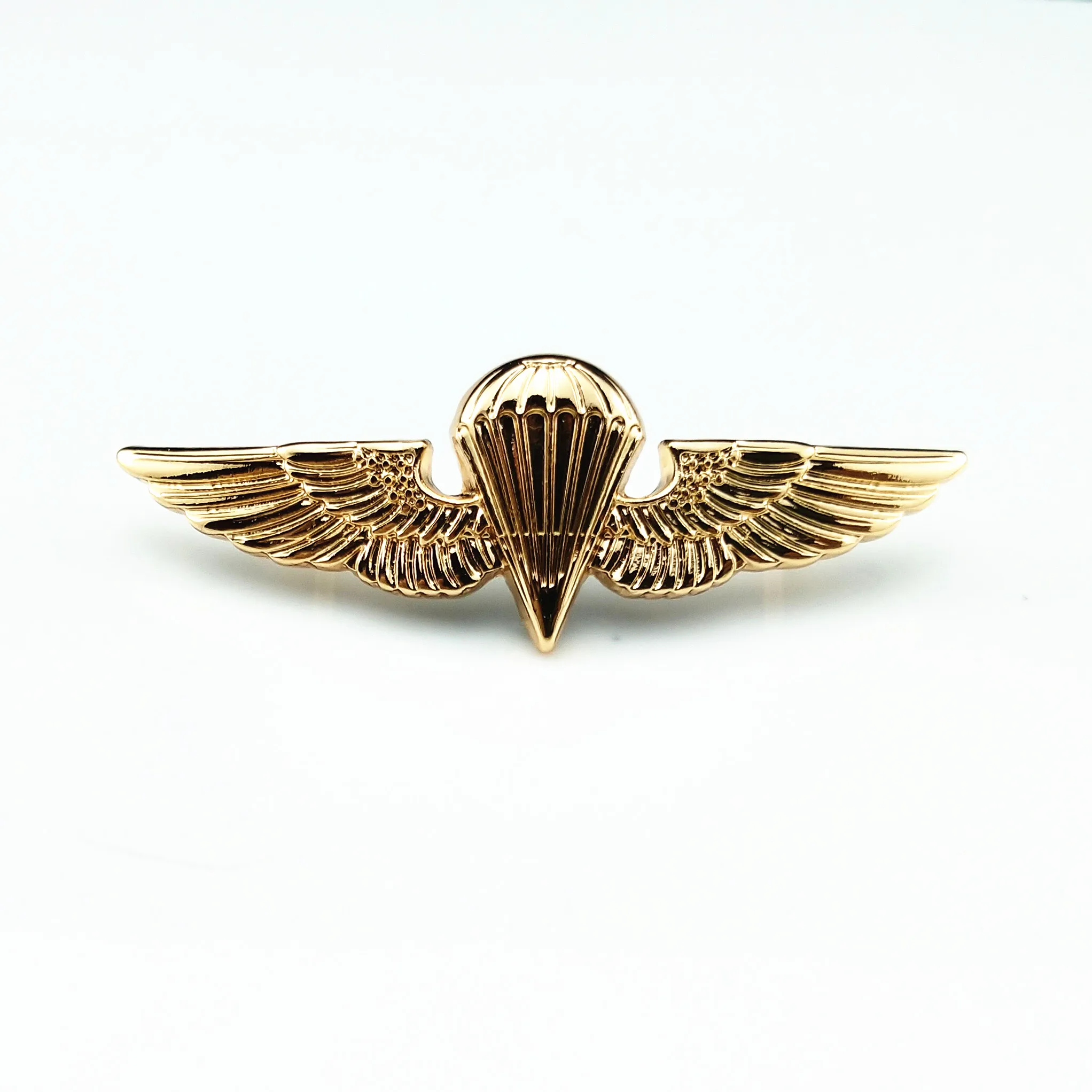 WWII США воздушный парашютный десантный колпачок значок шпильки США WW2 Insignia военный Cockade Pin