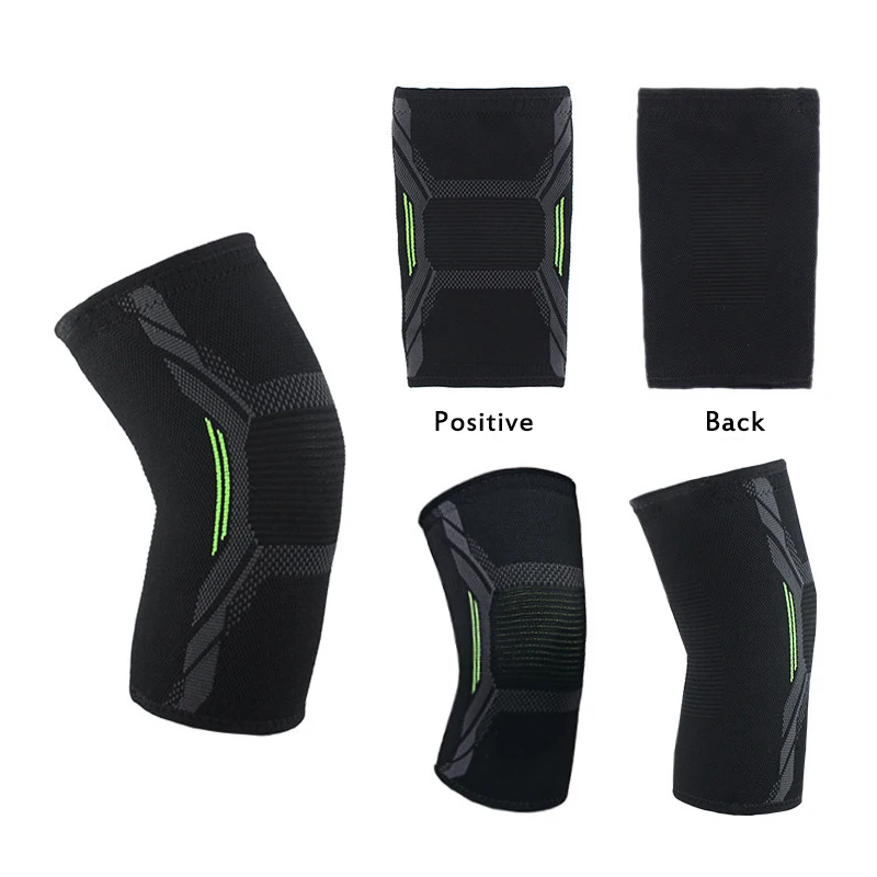 

Nylon-Latex Filament Outdoor Cycling Kneecap Four - Way Stretch Knit Nylon Kneecap Sportswear Sports Safety Knee Pads