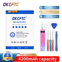 okcftc top brand 100 new 4200mah lb002 battery for lenovo s5 k520 k520t batteries free tools