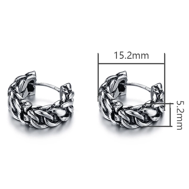 Винтажные круглые серьги гвоздики в форме Будды с золотой цепочкой серебряного