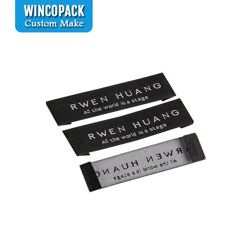 

Custom Washable Recycled Blank Silk Clothing Label WL017