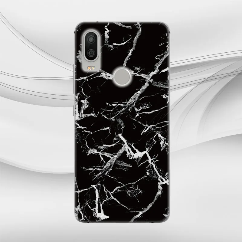 Чехол из силикона и ТПУ для красочный чехол под мрамор Wiko вид 4 2 Go XL U Feel Lite книжка