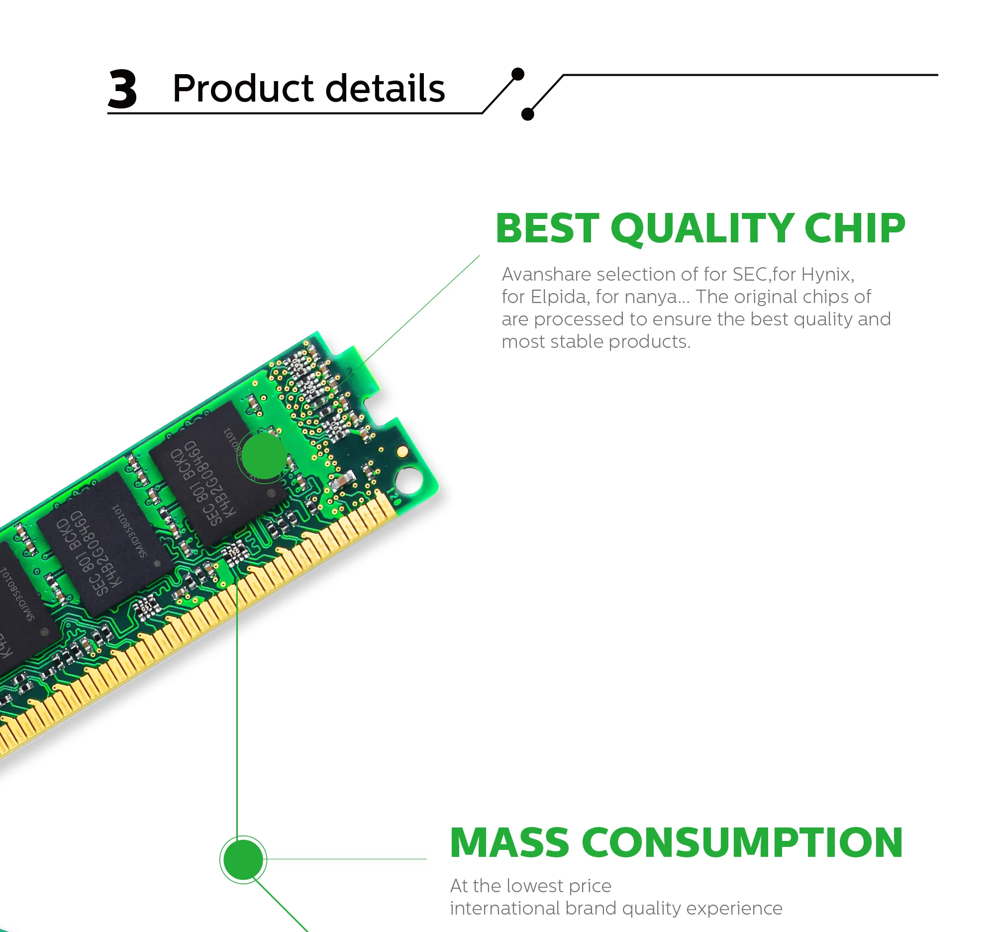 DDR3 8 ГБ 4 ГБ 1333 МГц 1600 МГц Настольный ОЗУ компьютерный модуль памяти для AMD 240pin 1,5 В от Avanshare