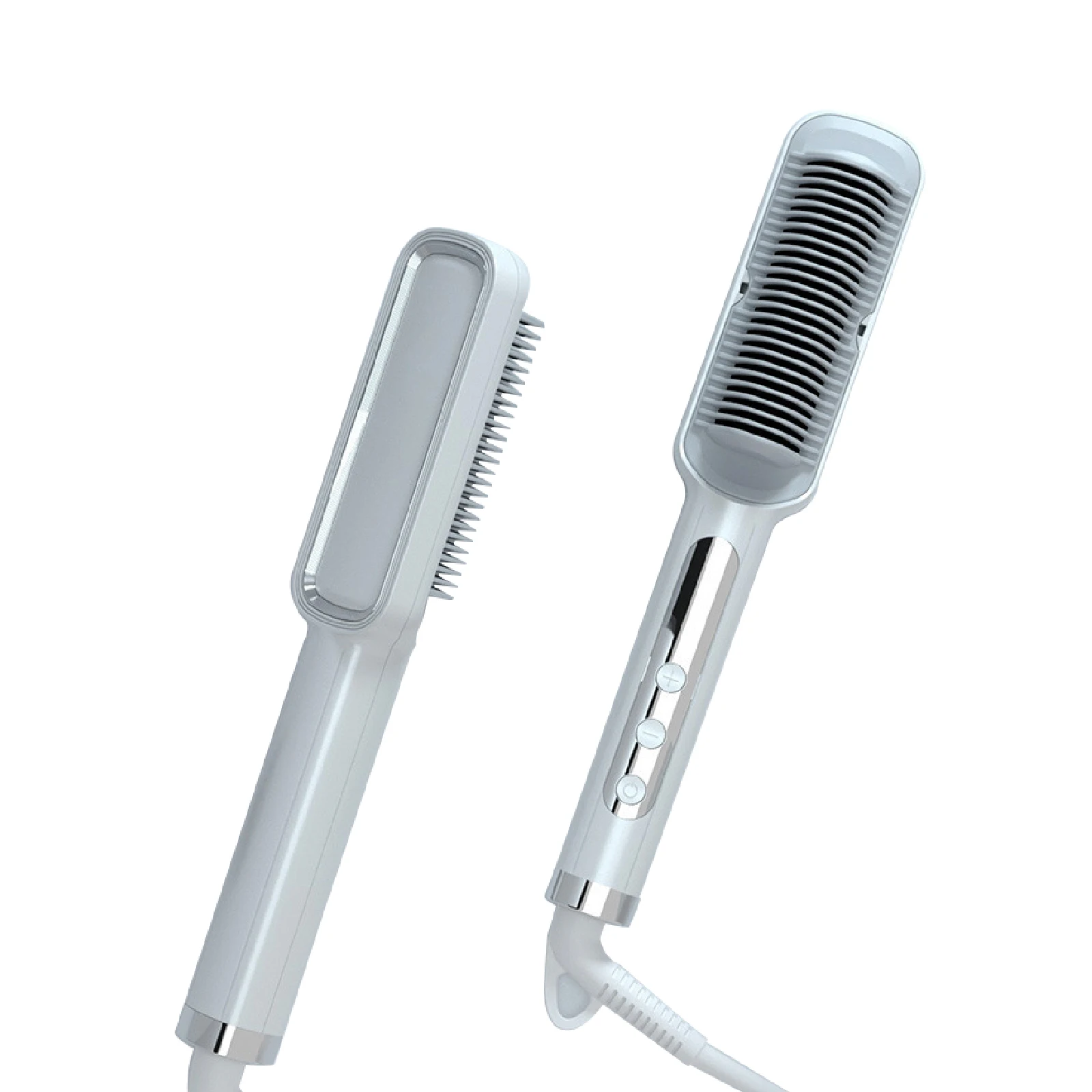 

Портативный ионный Выпрямитель для волос щетка и бигуди двойного назначения для выпрямления волос завивка ЖК-дисплей анти ожоги и завивки