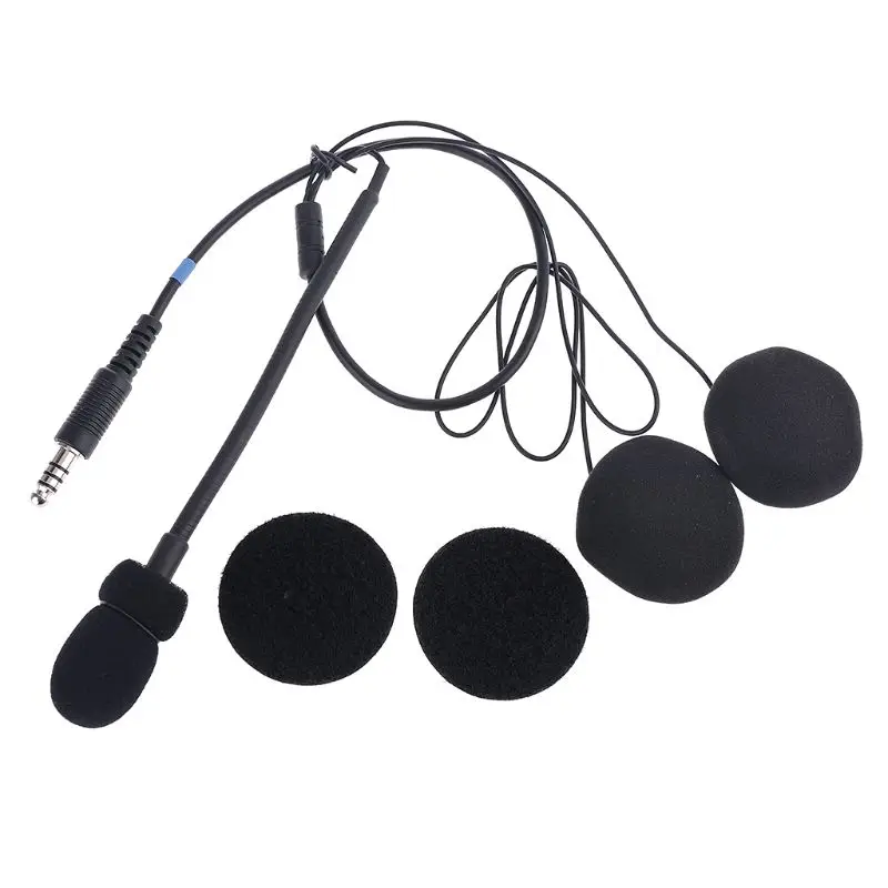 

7.1 Male Interface Noise Cancelling Helmet Headset Headphone with Speaker and Microphone Accessories Kit