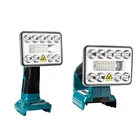 3-дюймовый светодиодный фонарь 18 в, для помещений и улицы, прожсветильник для Makita, DEWALT, Milwaukee, Bosch, уличный рабочий светильник с USB