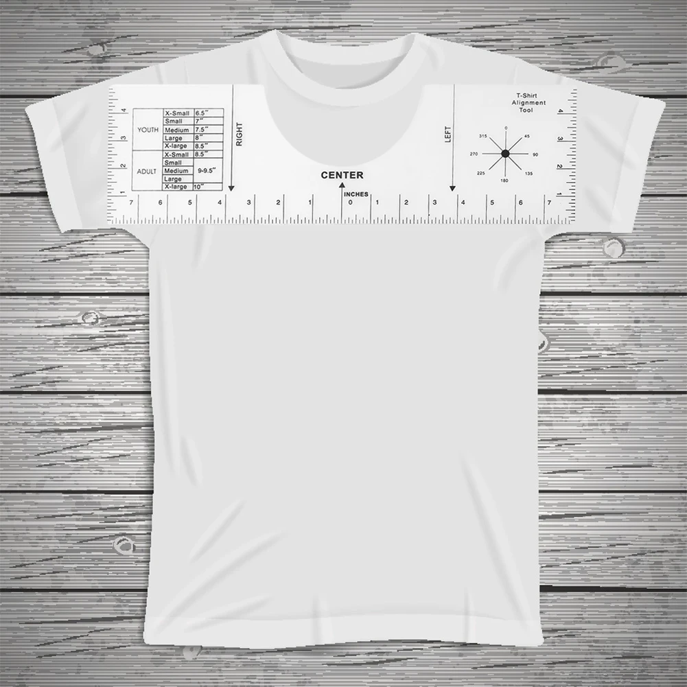 Акриловая линейка для шитья выравнивания дизайн футболки нашивка резки