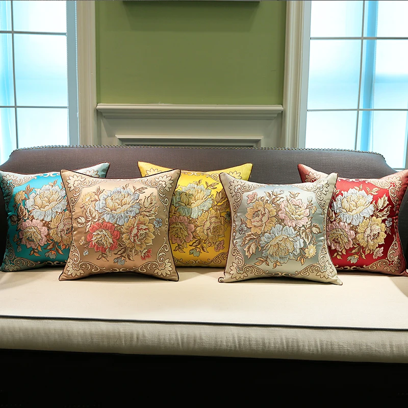 

Decorative sofa pillow case cushion cover European style luxury pillow case for living room