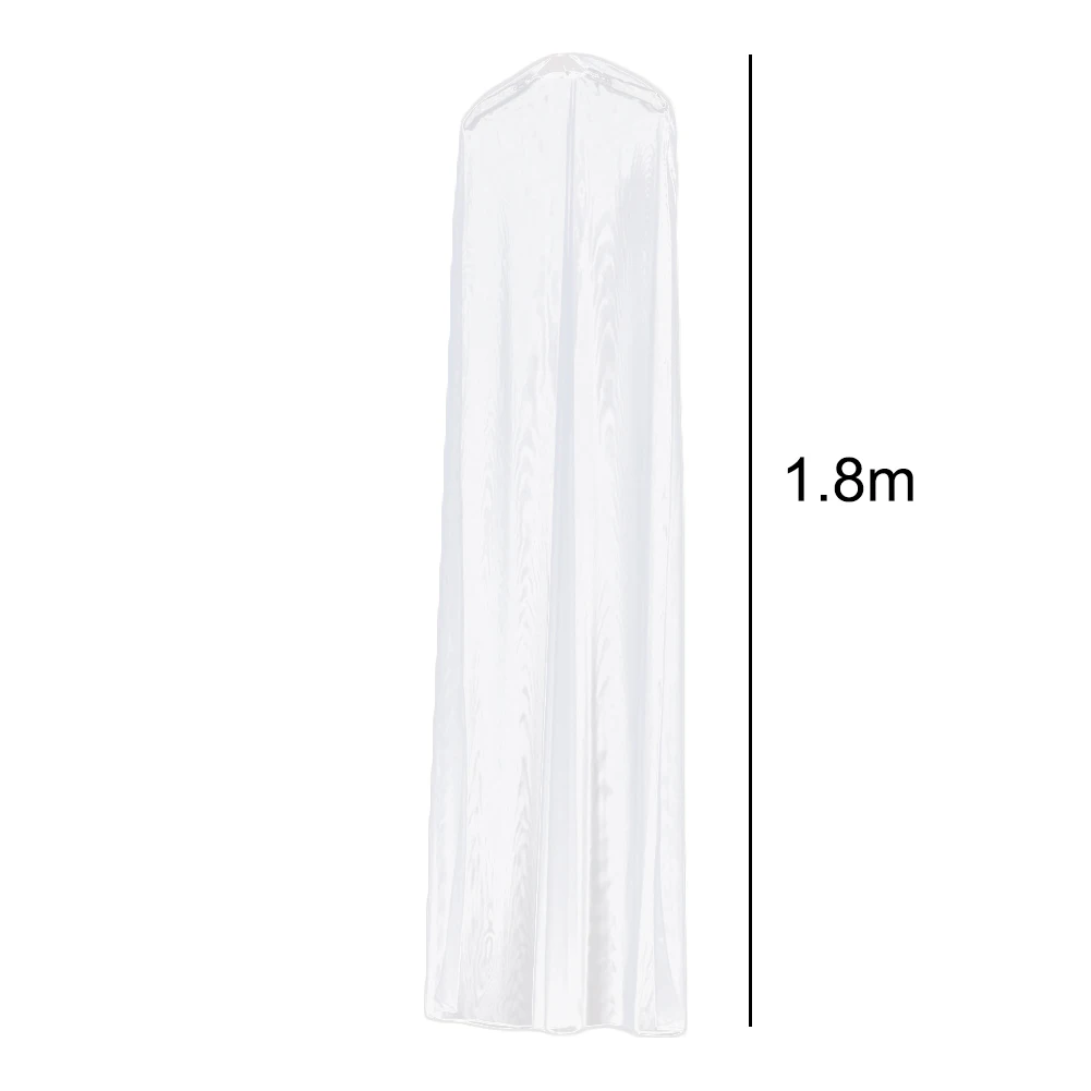 1 8 м прозрачный сетчатый чехол для свадебного платья пылезащитный хранения|Чехлы