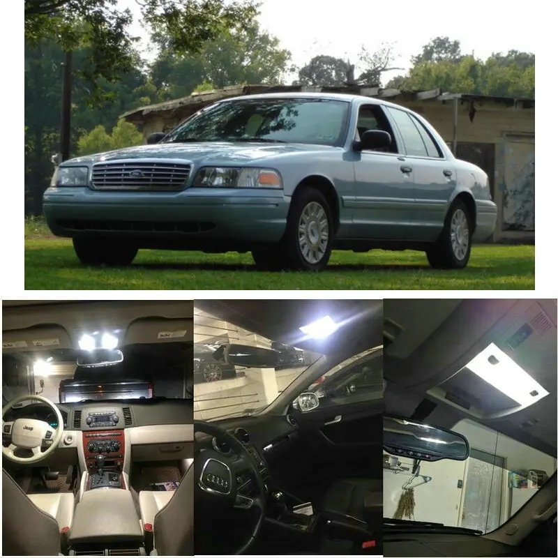 

Внутренние светодиодные лампы для 2005 Ford Crown Victoria E150 E350 Escape Expedition Explorer Sport Trac Freestar Ranger aurus