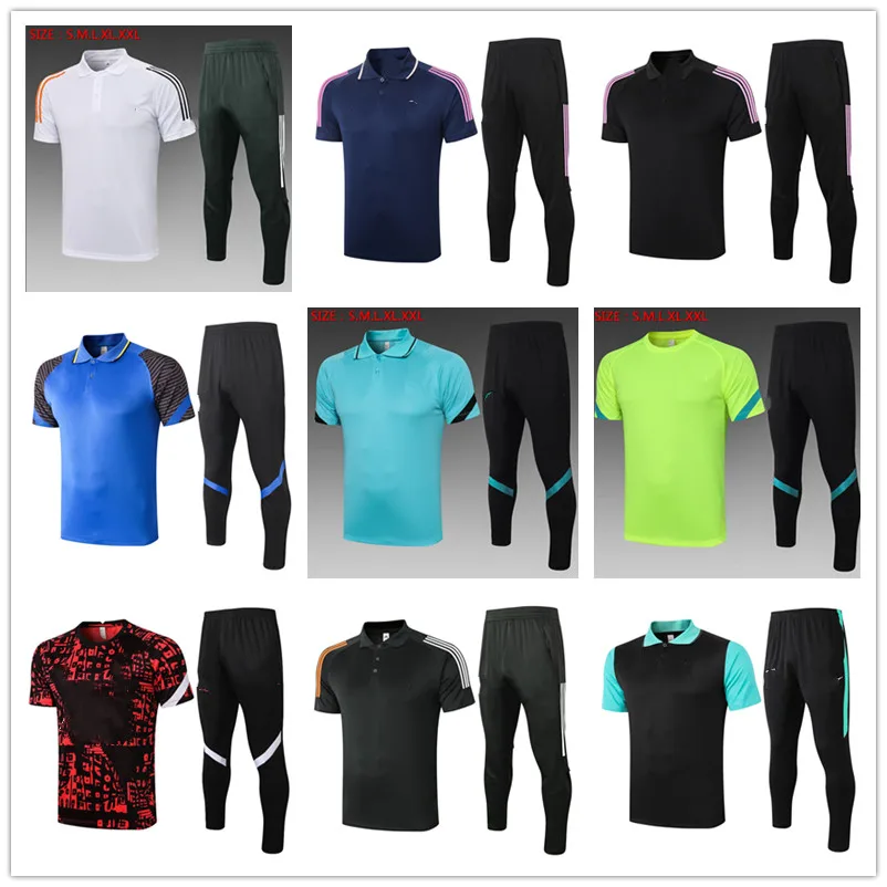 

2021 new Men's Soccer Tank Tops Sports Summer Polos Shirts Sets Sweater Training Tracksuit adult Survetement jogging kits