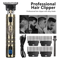 2021 usb t9 hair clipper professional electric hair trimmer barber shaver trimmer beard 0mm men hair cutting machine for men