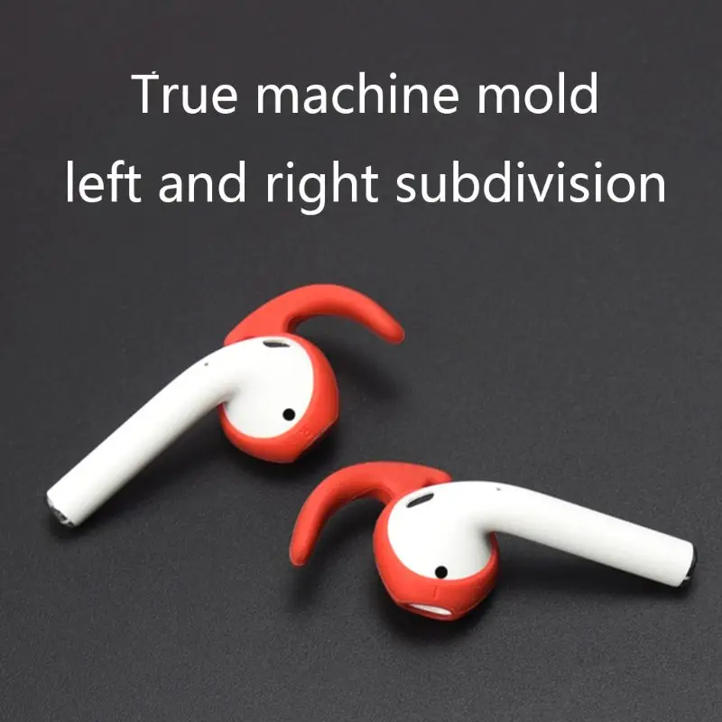 

1 Pair Earbuds Cover In-Ear Tips Soft Silicone Skin Ear Hook Buds Replacement for airpods Wireless Bluetooth Headset
