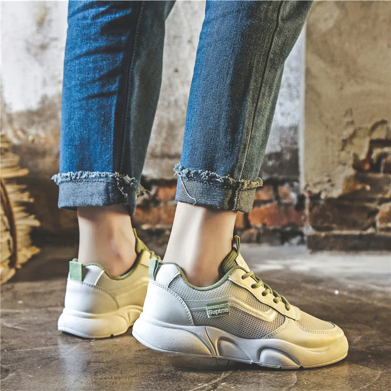 

Sneakers Women 2021summer New Light Breathable Lace Up Platform Running Shoes Casual Walking Comfortable Female Sneakers