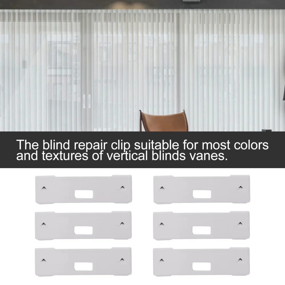 

6/12pcs Window Blinds Replacement Slats Vertical Blind Repair Tabs for Window