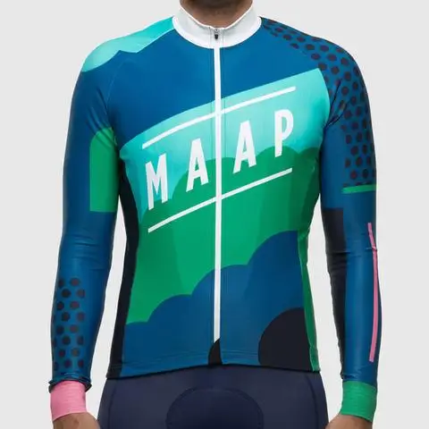 jersey Maap рубашки для велоспорта мужские велосипедные Джерси Зимние флисовые Майо комплект для велоспорта Майо ciclismo invierno hombre camisa ciclismo masculina - Цвет: jersey