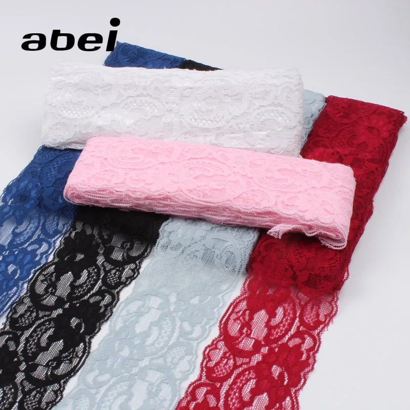 8 см 5 ярдов качественная эластичная кружевная лента хлопковая швейная одежда