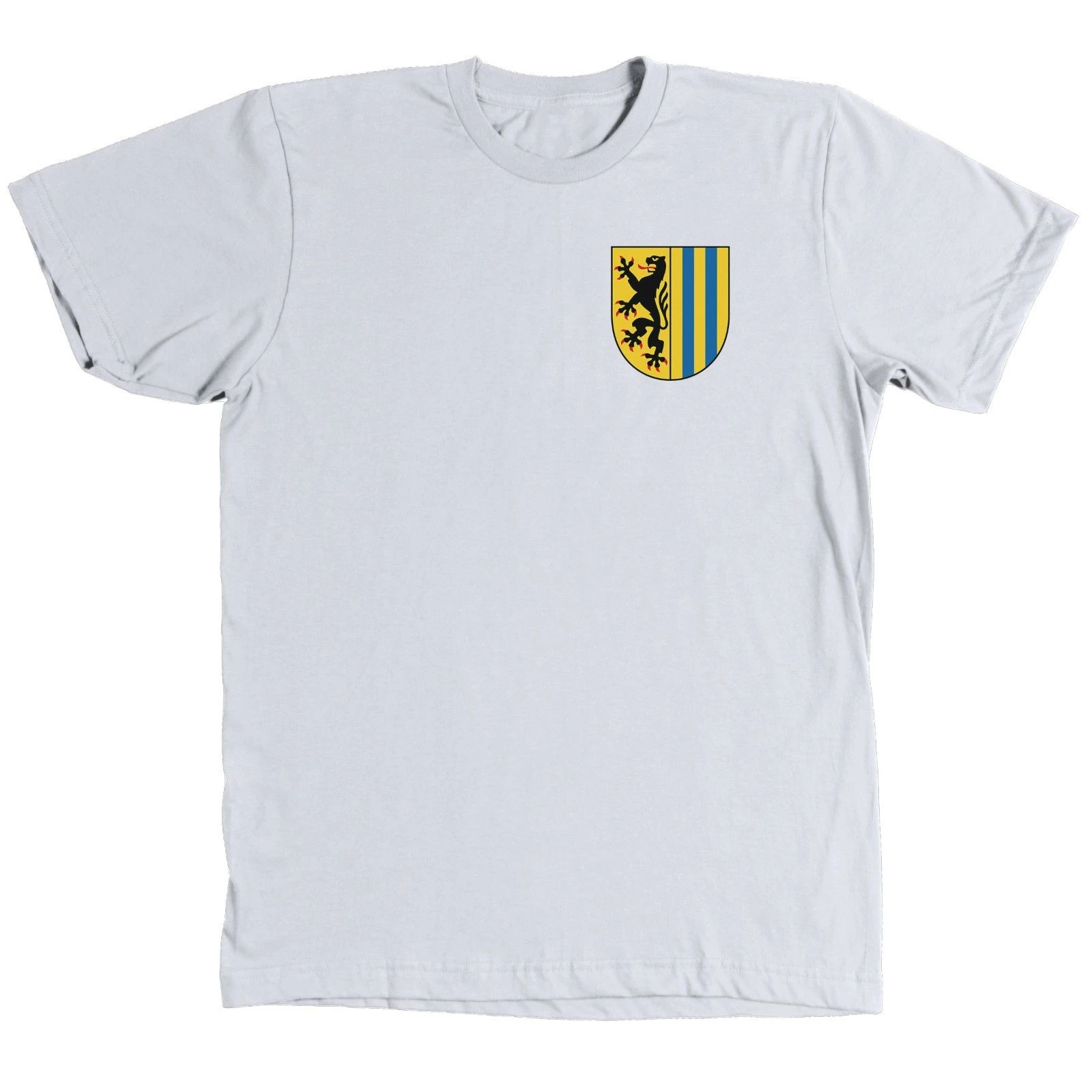 

Leipzig Saxony Germany Coat of Arms Shirt Fan Tee - Mens Short Sleeve O-neck tshirt