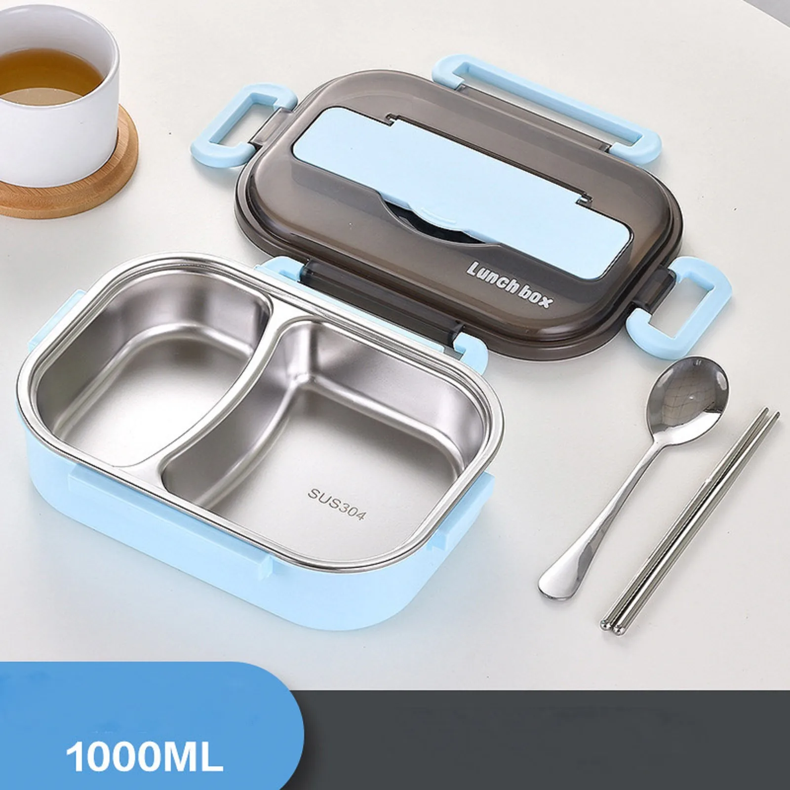 

New Thermal Insulation Bento Box Tableware Set Portable Lunch Box Office School Lunch Box Supplies Plastic Food Storage