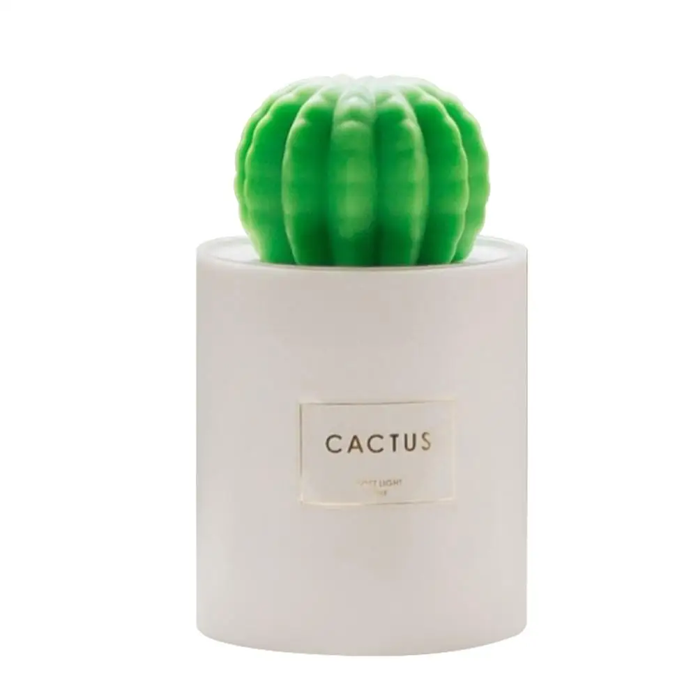 

280mL Cactus Timing USB Air Humidifier Aromatherapy Diffuser Mist Maker Bedroom Desktop Night Light Home Dormitory Humidifier