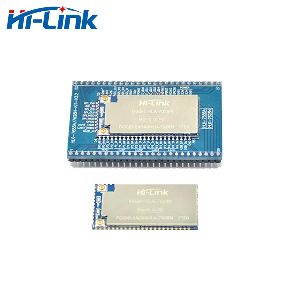 Бесплатная доставка HLK 7628N 300 Мбит/с беспроводной модуль для роутера с Pinboard и 6DBi