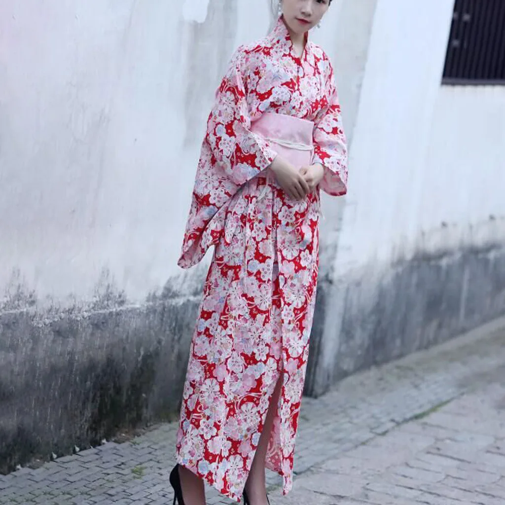 Женское платье в японском стиле новое кимоно хлопковое льняное с рукавами