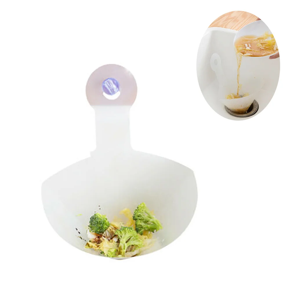 Foldable Filter Simple Sink Stopper Self-standing Drain Sink Anti-blocking Filter Device Draining Water Cleaning Kitchen Bath