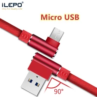 1m 2m 3m data micro usb charger android 90 degree cable for samsung s5 s6 s7 a3 a5 j5 j7 xiaomi redmi 4x note long cord charge
